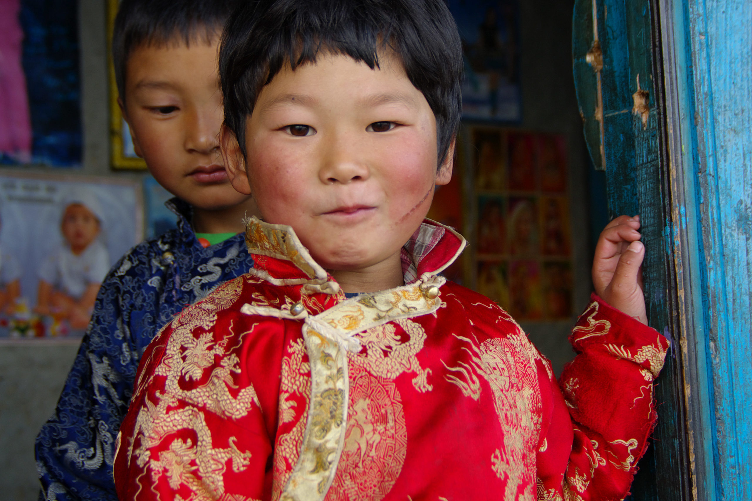 Jungen im Helambu, Nepal
