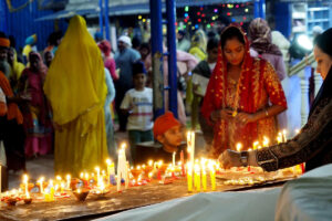 Diwali im Sikh-Tempel